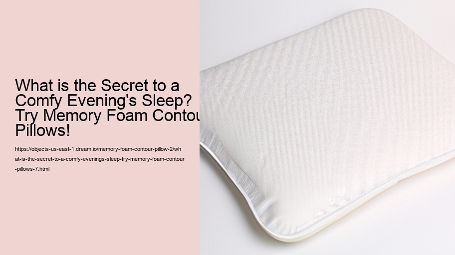 What is the Secret to a Comfy Evening's Sleep? Try Memory Foam Contour Pillows!