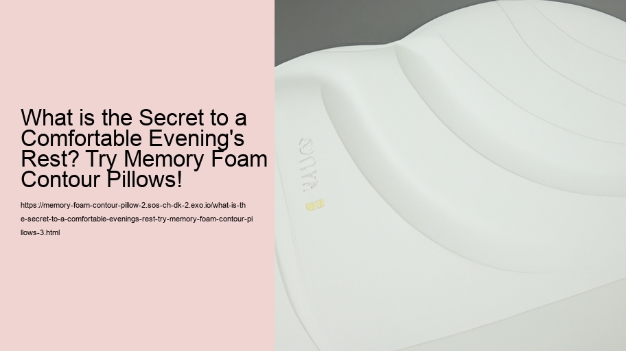 What is the Secret to a Comfortable Evening's Rest? Try Memory Foam Contour Pillows!